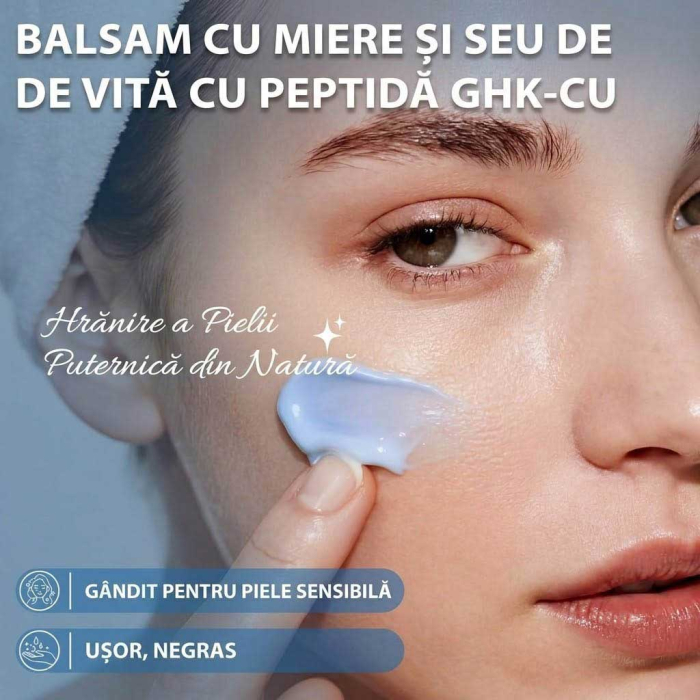 Balsam Regenerator cu Seu de Vita, Peptide GHK-Cu si Miere Manuka, 120 g-big