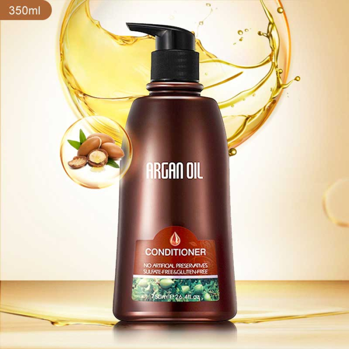 Balsam Reparator cu Ulei de Argan si Keratina pentru Par Deteriorat, 350 ml-big