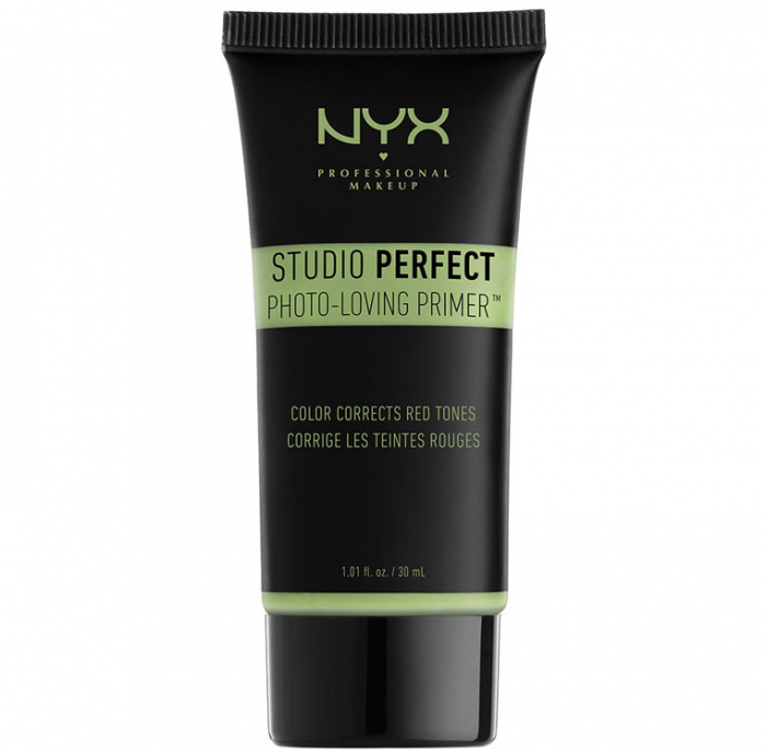 Primer ten anti-roseata NYX Professional Makeup Studio Perfect, Photo-Loving Primer Anti Redness, 30 ml NYX Professional Makeup imagine noua