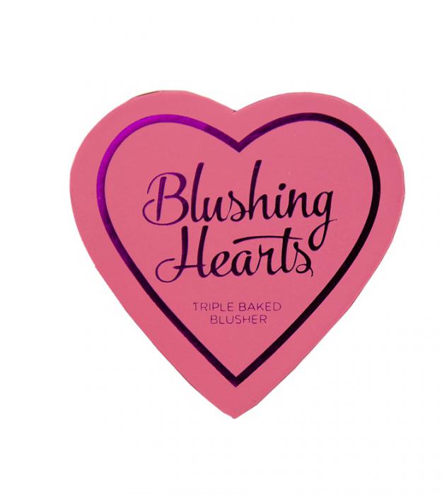 Blush Iluminator Makeup Revolution I Heart Makeup Blushing Hearts - Peachy Keen, 10g-big