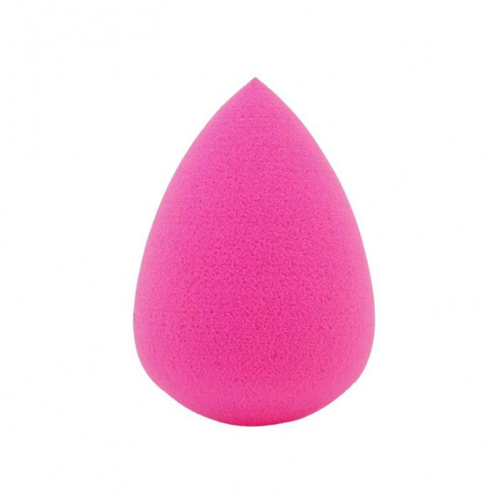 Burete Profesional Lacrima pentru Machiaj, fara latex, W7 Power Puff, Pink