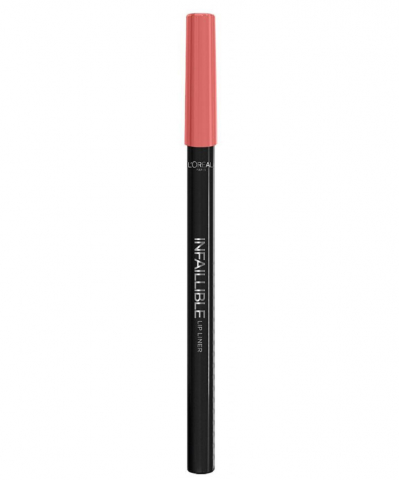 Creion de buze L Oreal Paris Infaillible Lip Liner 201 Hollywood Beige, 7 g