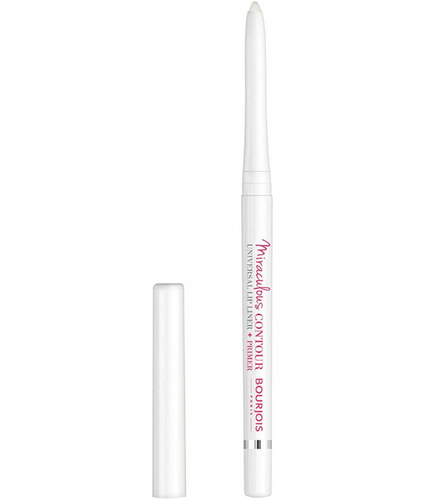 Creion de buze Bourjois Paris Miraculous Contour Universal Lip Liner + Primer, Transparent