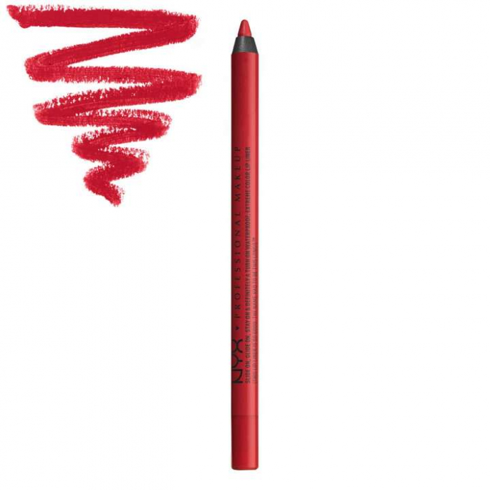 Creion de buze NYX Professional Makeup Slide On, Knock Em Red-big