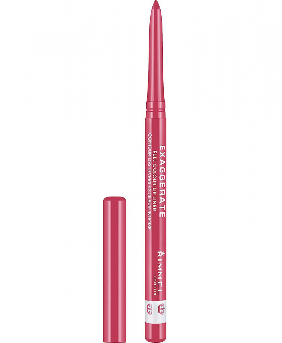 Creion De Buze Retractabil Rimmel London Exaggerate Lip Liner, 103 Pink A Punch