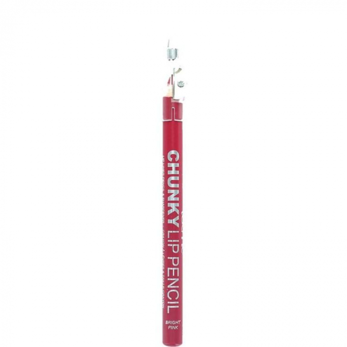 Creion De Buze Technic Chunky Lip Pencil cu ascutitoare, Bright Pink-big