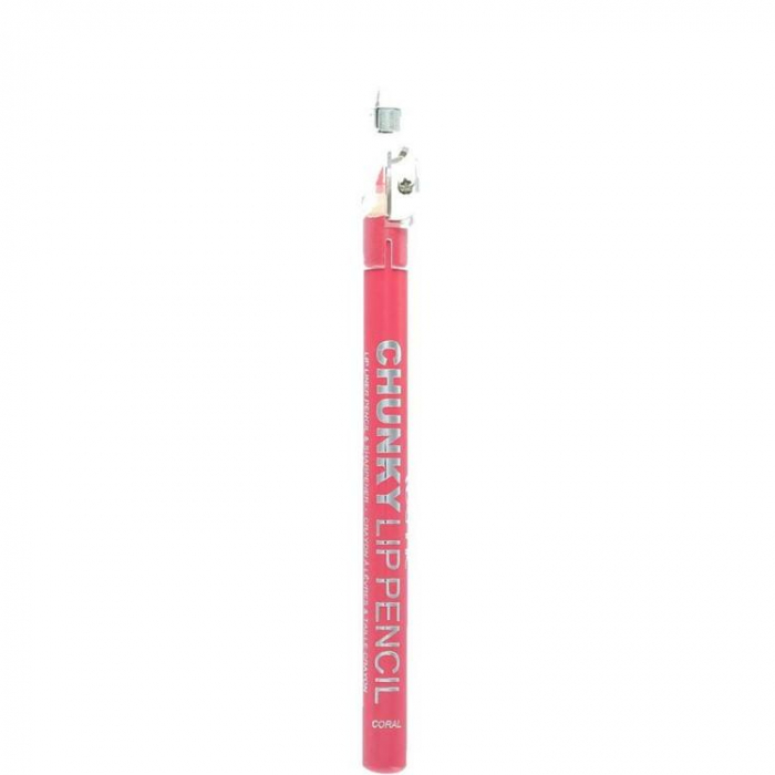 Creion De Buze Technic Chunky Lip Pencil cu ascutitoare, Coral produsecosmetice.ro imagine noua