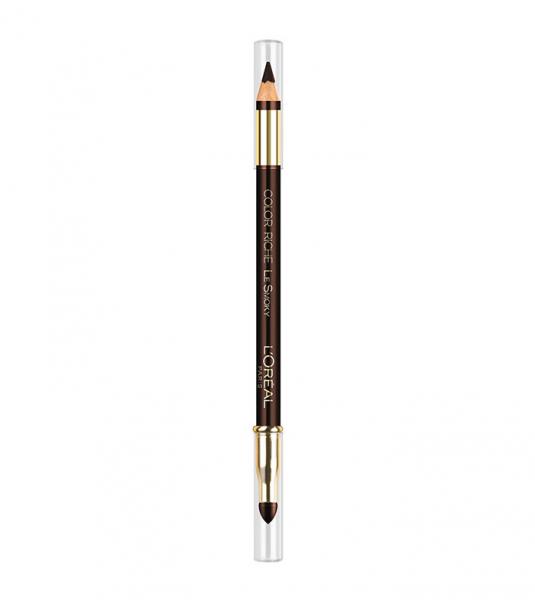 Creion de Ochi L'OREAL Color Riche Le Smoky - 204 Brown Fusion, (Maro Inchis Intens)-big