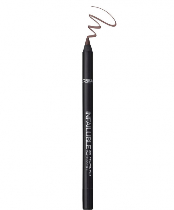 Creion de ochi rezistent la transfer L'Oreal Paris Infaillible Gel Crayon Waterproof 24H, 003 Browny Crush-big