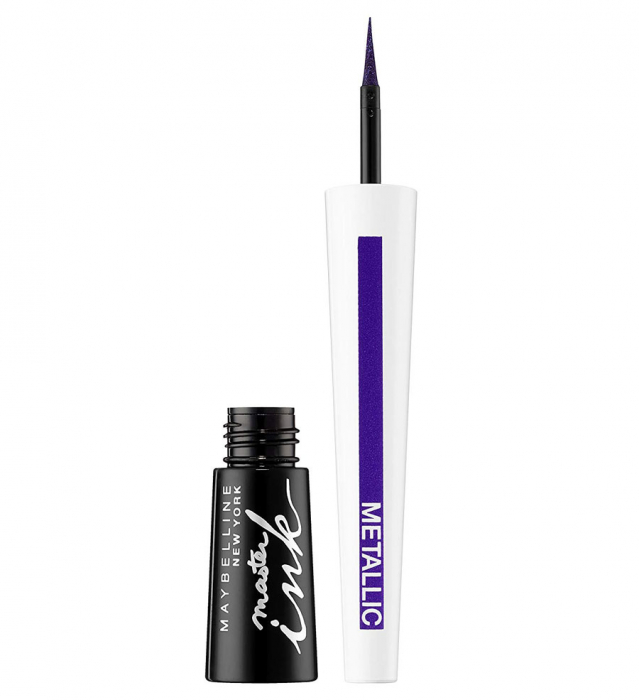 Tus de ochi Maybelline New York Master Ink Liquid Eyeliner, Metallic, 32 Twilight Purple