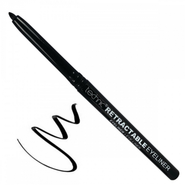 Creion de ochi retractabil Technic Retractable Eyeliner, Negru Intens-big