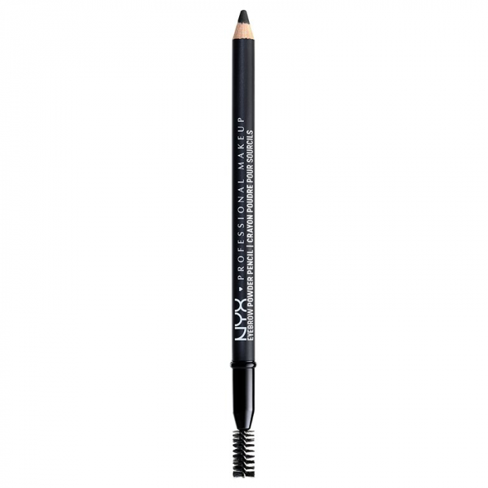 Creion de sprancene NYX Professional Makeup Eyebrow Powder, Black-big