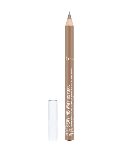 Creion pentru sprancene Rimmel Brow This Way Fibre Pencil 001 Light, 1.08 g produsecosmetice.ro imagine