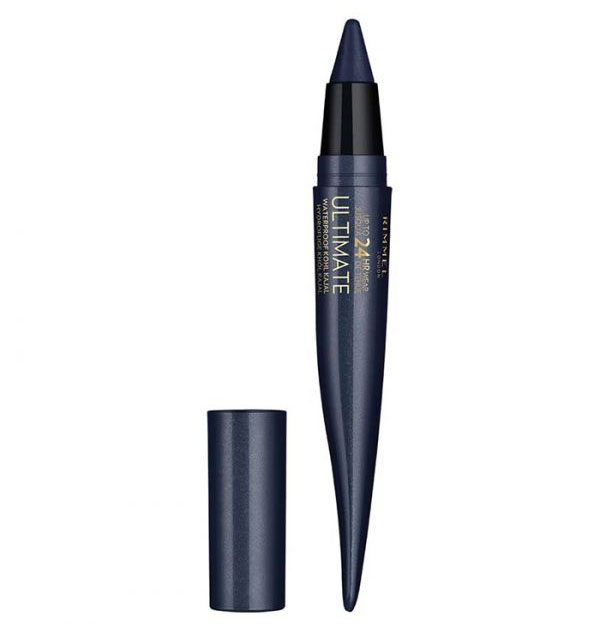 Creion Rimmel London Ultimate Kohl Kajal Waterproof Eyeliner, 004 Carbon Sapphire, 1.6 g