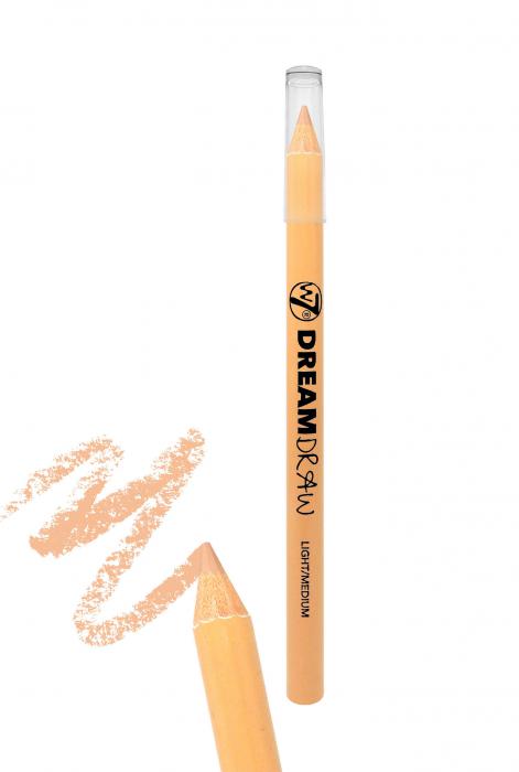 Creion Corector 3 in 1 W7 Dream Draw – Light Medium produsecosmetice.ro imagine noua
