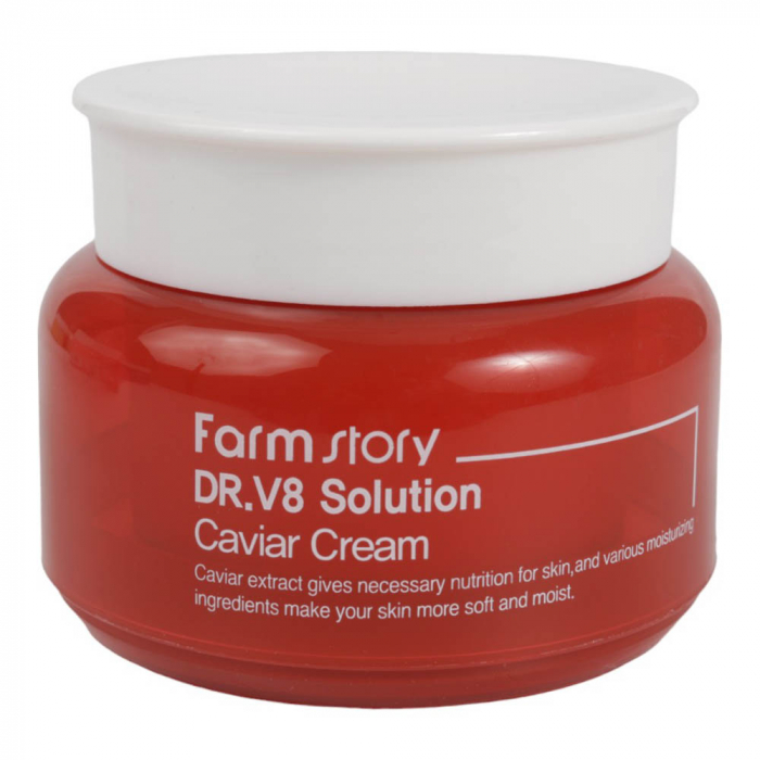 Crema cu Extract de Caviar pentru ten, Farm Story DR. V8 Solution Caviar Cream, 100 g-big