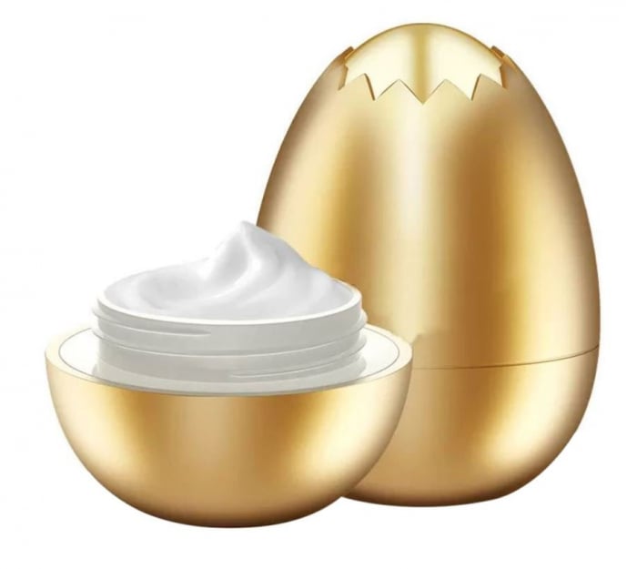 Crema Exfolianta Pentru Fata Anti-rid, Anti-sebum Cu Colagen, Efect De Intinerire, Gold Egg Shell, 30 G