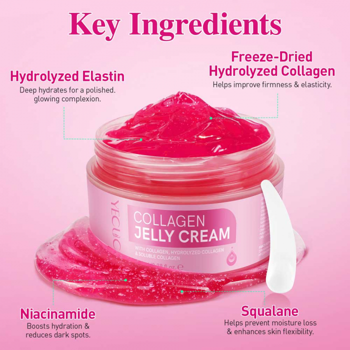 Crema Jeleu Premium cu Colagen Hidrolizat & Colagen Solubil, Reparare profunda, 100 ml-big