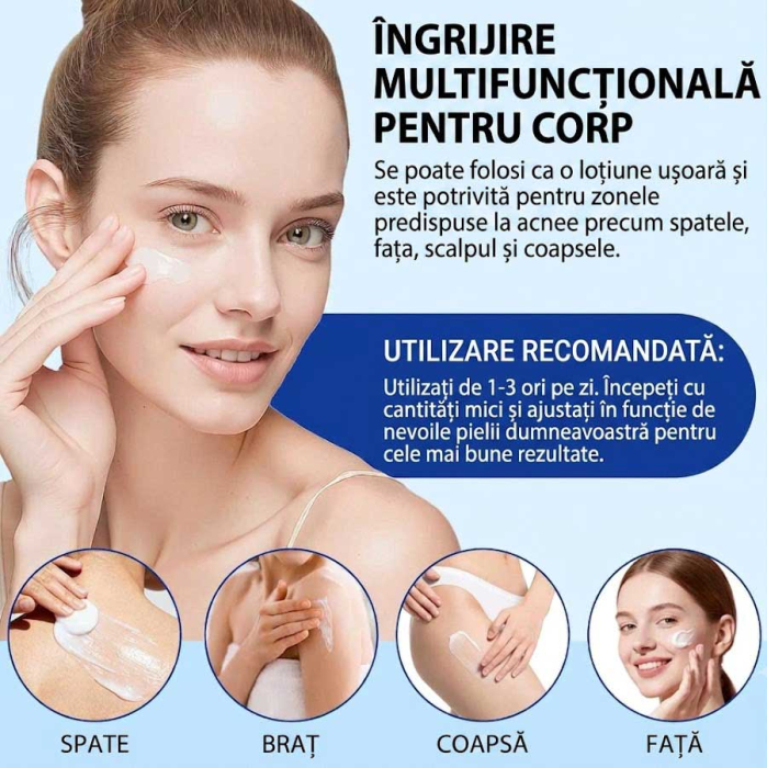 Crema pentru Iritatii Piele sau Scalp, Anti-Acnee si Cosuri, Formula Premium, 120g-big