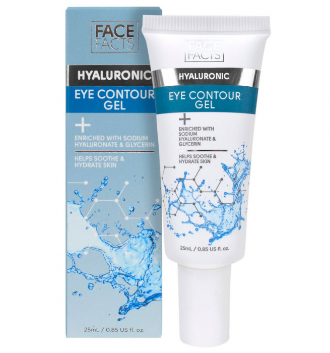 Crema contur pentru ochi cu Acid Hialuronic, FACE FACTS, 25 ml-big