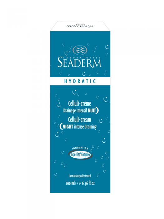 Crema Anticelulitica Drenanta De Noapte Seaderm-200 ml