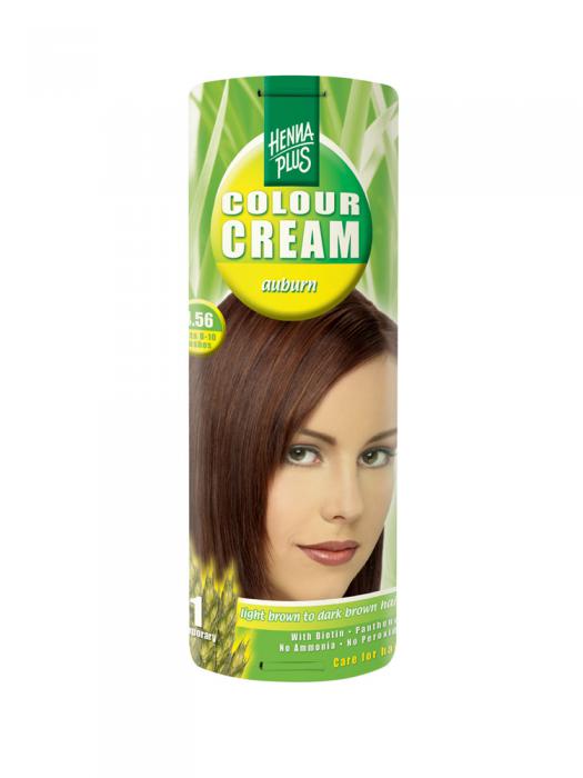 Crema Nuantatoare de Par HennaPlus Colour Cream - Auburn 4.56