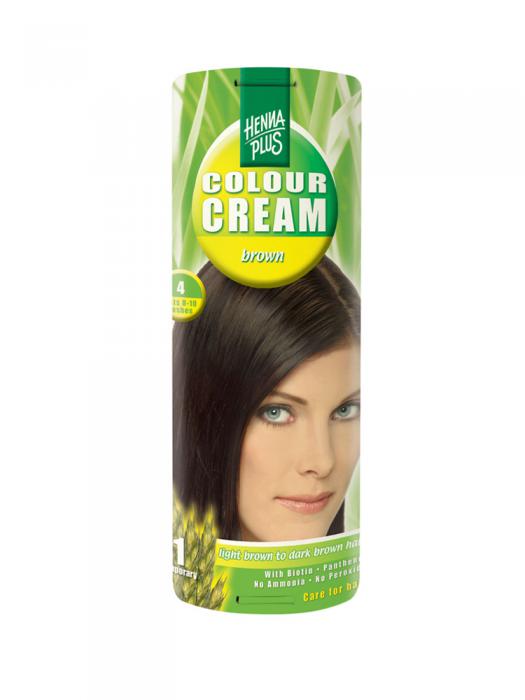 Crema Nuantatoare de Par HennaPlus Colour Cream - Brown 4