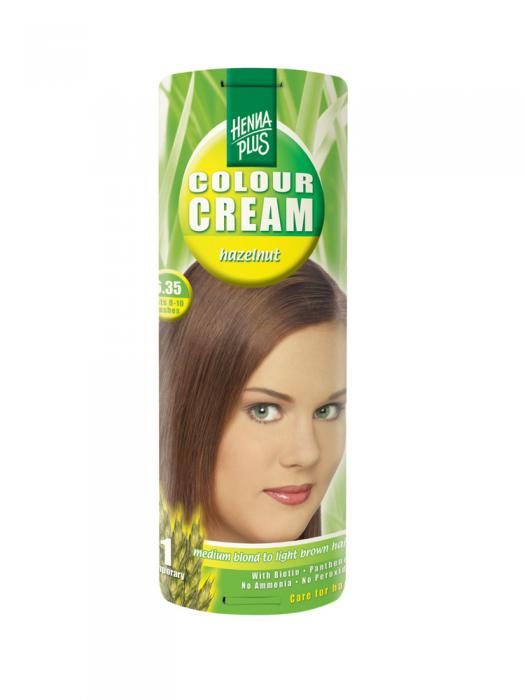 Crema Nuantatoare de Par HennaPlus Colour Cream - Hazelnut 6.35