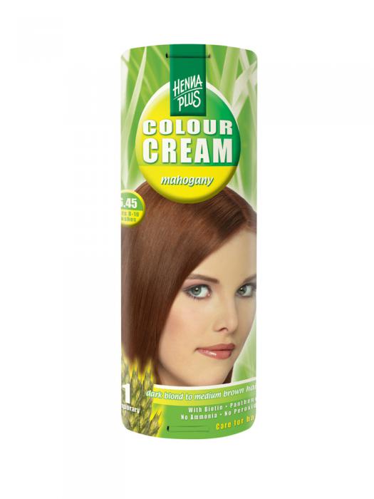 Crema Nuantatoare de Par HennaPlus Colour Cream - Mahogany 6.45