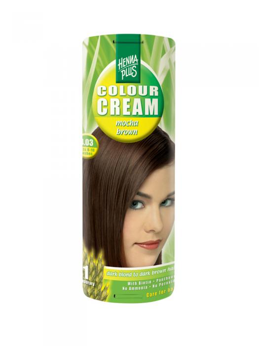 Crema Nuantatoare de Par HennaPlus Colour Cream - Mocha Brown 4.03