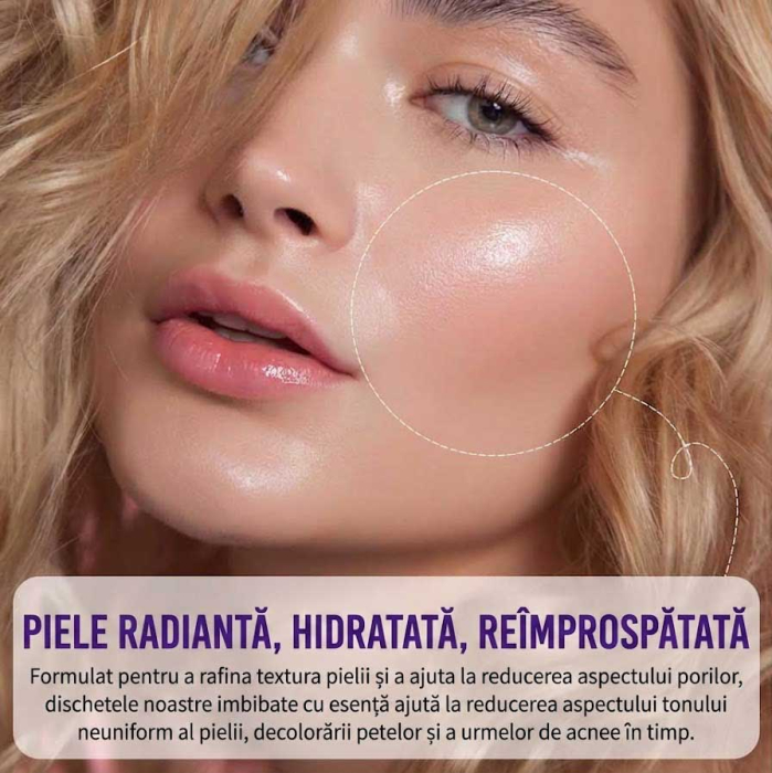 Dischete Tonice pentru Pete Pigmentare, Efect de luminozitate, 40 buc-big