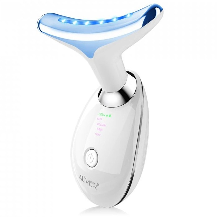 Dispozitiv Facial Profesional Anti-Rid 5 în 1 – LED, EMS, Masaj Termic, Lifting & Rejuvenare-big