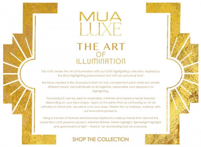 Foite iluminatoare Luxe Shimmer Sheet MUA Makeup Academy Professional - White Gold-big