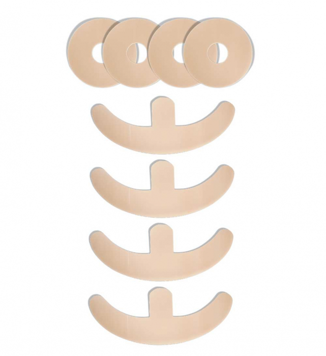 Folii Premium din Silicon Medical pentru Cicatrici Mamare, Reutilizabile, 4 Perechi, NOVA KISS®-big
