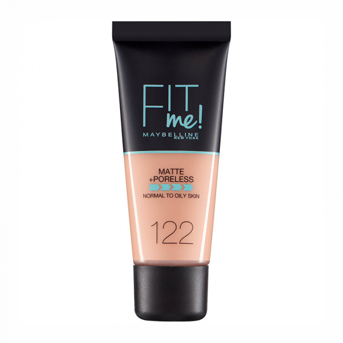 Fond de ten MAYBELLINE FIT ME Matte Poreless, 122 Creamy Beige, 30 ml