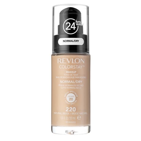 Fond De Ten Revlon Colorstay Normal Dry Skin Cu Pompita - 220 Natural Beige, 30ml