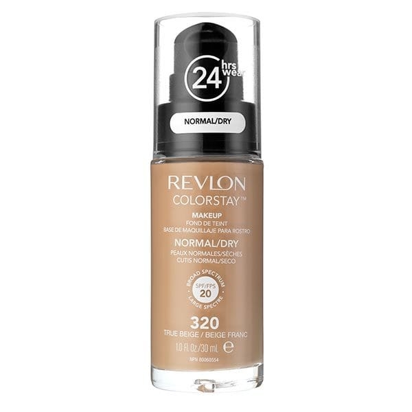 Fond De Ten Revlon Colorstay Normal Dry Skin Cu Pompita - 320 True Beige, 30ml