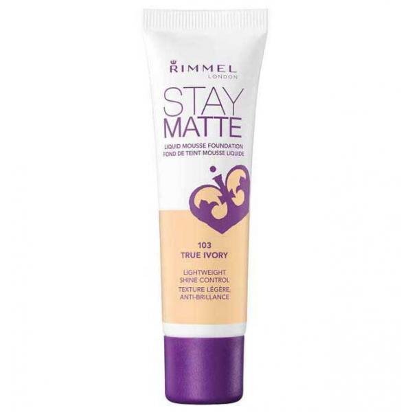 Fond De Ten Rimmel Stay Matte Liquid Mousse - 103 True Ivory, 30 ml