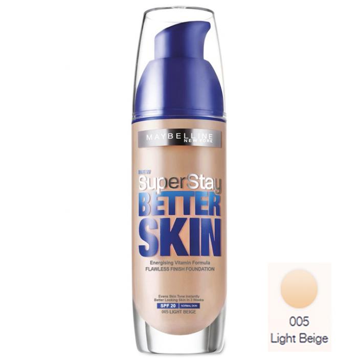 Fond de ten Maybelline Superstay Better Skin - 05 Light Beige, 30 ml