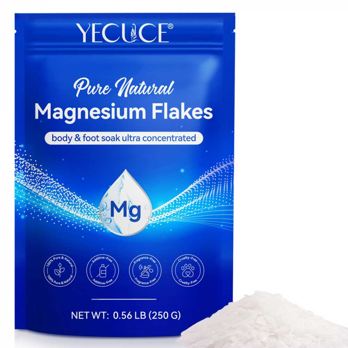 Fulgi de Magneziu pentru Baie, 100% Puri si Naturali, 250 g