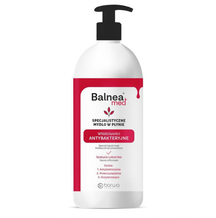 Sapun lichid antibacterian, Balnea Med, Barwa Cosmetics, 500 ml