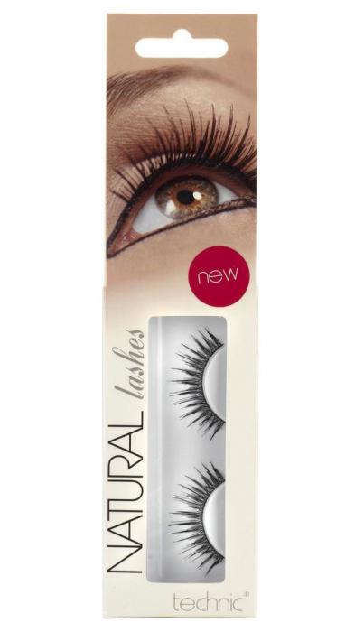 Gene False cu Aspect Natural TECHNIC Natural Lashes, adeziv inclus A36-big