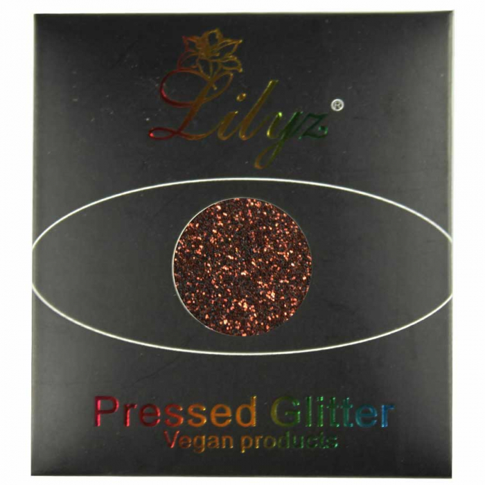 Glitter ochi Lilyz Pressed Vegan Glitter, Love Chocolate, 1.5 g-big
