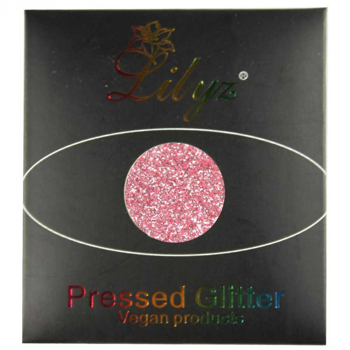 Glitter ochi Lilyz Pressed Vegan Glitter, Pinky Promise, 1.5 g-big