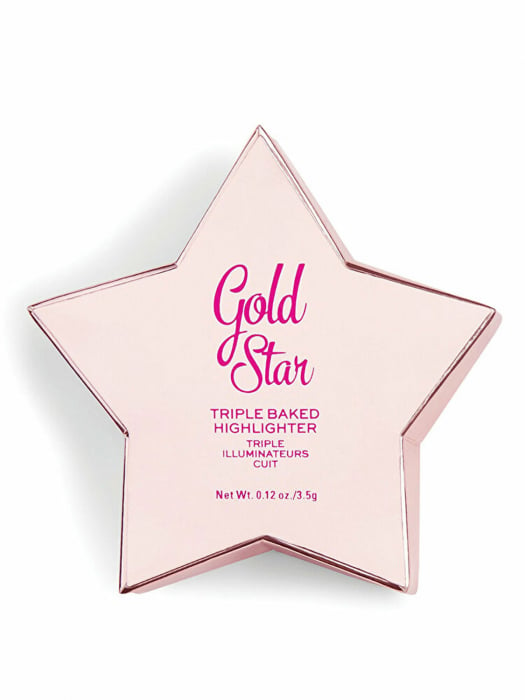 Iluminator Makeup Revolution I ♥ Revolution Star of The Show Highlighter Gold Star, 3.5 g-big