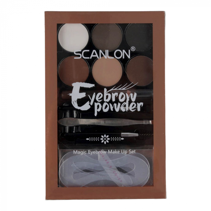 Kit complet pentru definirea sprancenelor Nova Kiss Magic Eyebrow 02, 12.6 g