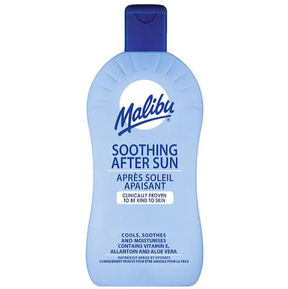 Lotiune after sun cu aloe vera si vitamina e, malibu soothing after sun, 200 ml