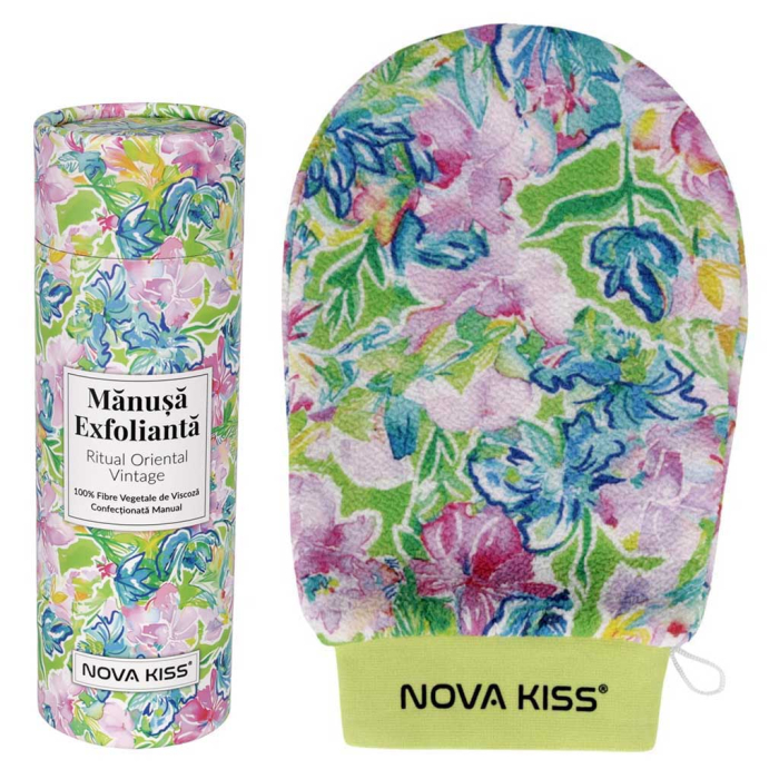 Manusa Exfolianta Premium, Confectionata Manual, indeparteaza celulele moarte si impuritatile, Ritual Oriental Vintage, NOVA KISS