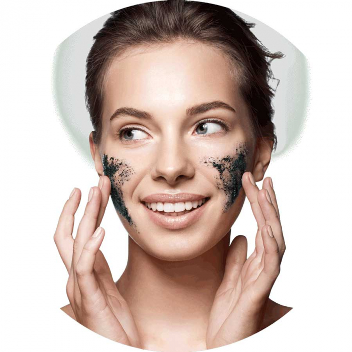 Masca exfolianta cu carbune si zahar negru FREEMAN Polishing Charcoal + Black Sugar Gel Mask, 175 ml-big