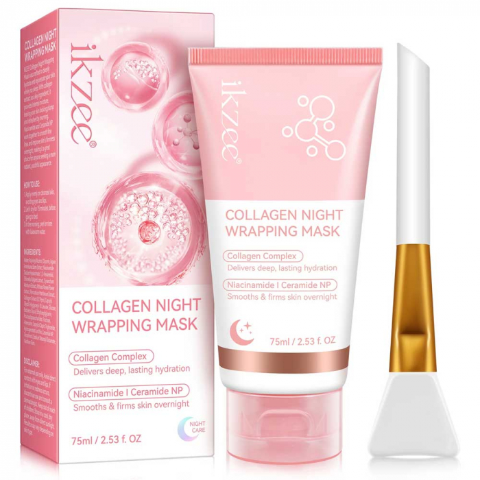 Masca Premium de Noapte cu Colagen, Niacinamide, Ceramide NP, Hidratare profunda, 75 ml -big
